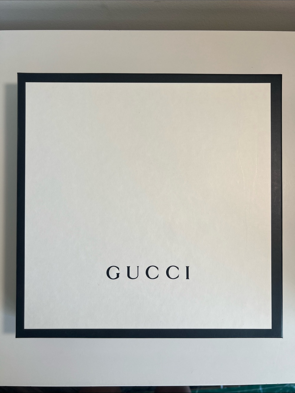 Gucci Square Box with Tissue and Receipt Envelope